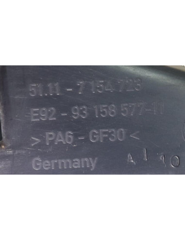 Support de phare gauche (tôle) BMW SERIE 3 E92 COUPE PHASE 1 Diesel