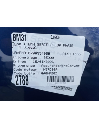 Alternateur BMW SERIE 3 E90 PHASE 2 Diesel