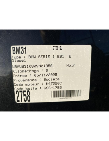 Resistance chauffage BMW SERIE 1 E81 Diesel