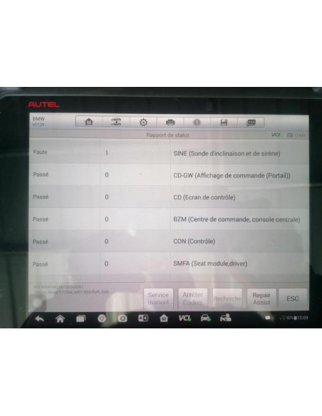 Verin de capot BMW SERIE 7 E65 PHASE 2 Diesel