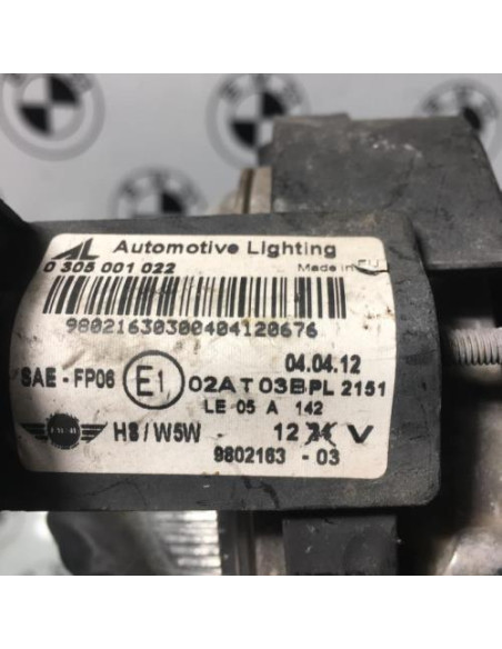 Anti brouillard droit (feux) MINI MINI 2 R60 COUNTRYMAN BREAK Diesel