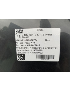 Feu arriere stop central BMW SERIE 5 F10 PHASE 1 Diesel