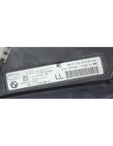 Optique avant principal gauche (feux)(phare) BMW SERIE 3 E90 PHASE 2 Diesel