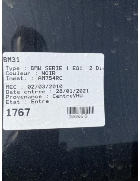 Leve vitre electrique avant gauche BMW SERIE 1 E81 Diesel
