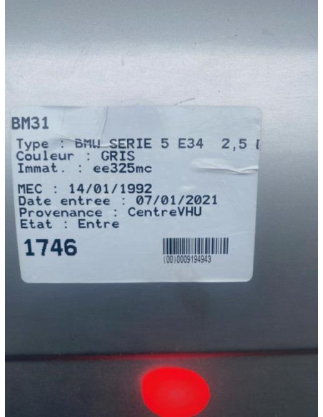 Avertisseur/Klaxon BMW SERIE 5 E34 Diesel