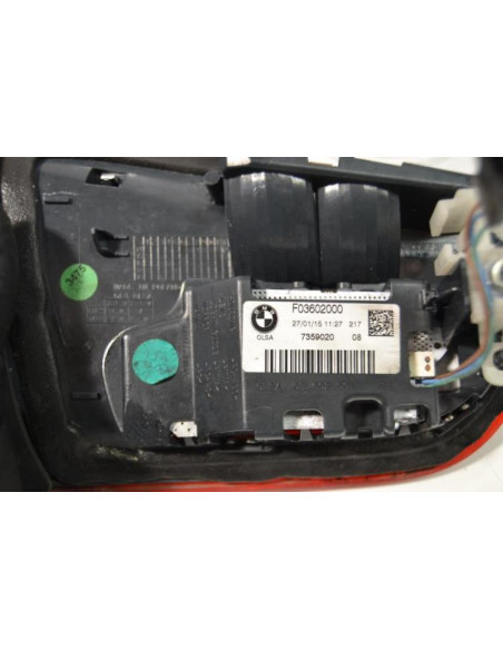 Feu arriere secondaire droit (feux) BMW SERIE 1 F20 PHASE 2 Essence