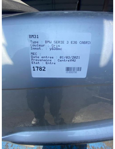 Ceinture centrale BMW SERIE 3 E36 CABRIO Essence