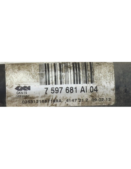 Cardan arriere gauche (transmission) BMW SERIE 1 F20 PHASE 1 Diesel