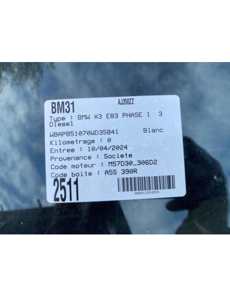 Support radiateur BMW X3 E83 PHASE 1 Diesel