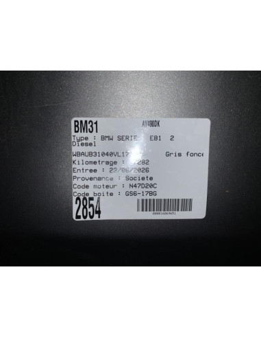 Pare boue avant gauche BMW SERIE 1 E81 Diesel