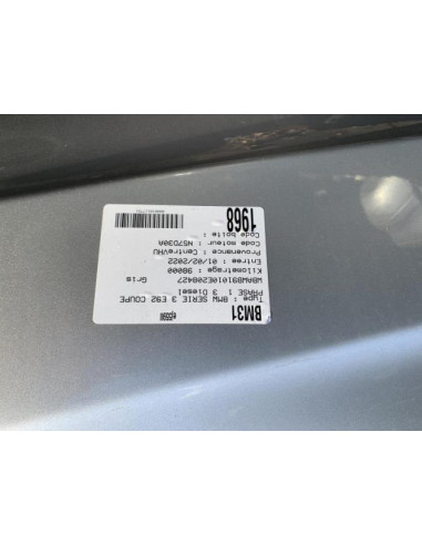 Tuyau hydraulique de direction assistee BMW SERIE 3 E92 COUPE PHASE 1 Diesel