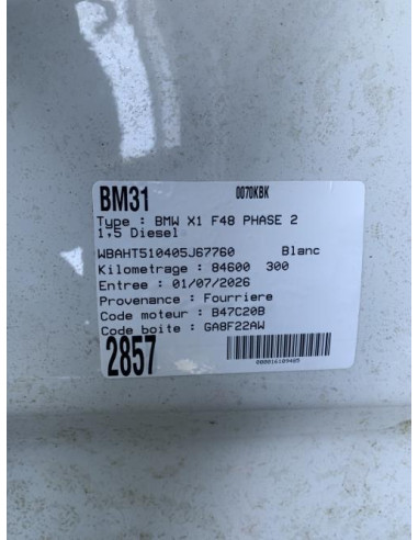 Bas de caisse droit BMW X1 F48 PHASE 2 Diesel
