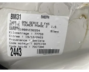 Bouchon de carburant BMW SERIE 2 F45 ACTIVE TOURER PHASE 2 Diesel