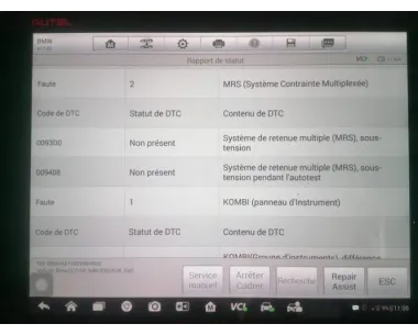 Ecran GPS BMW SERIE 3 E90 PHASE 1 Essence