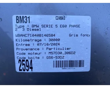 Pedalier d'embrayage BMW SERIE 5 E60 PHASE 1 Diesel