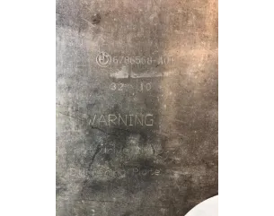 Cache sous moteur BMW X5 E70 PHASE 2 Diesel 2