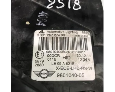 Optique avant principal droit (feux)(phare) MINI MINI 2 R60 COUNTRYMAN BREAK Diesel