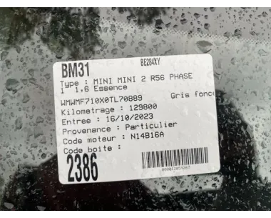 Support moteur MINI MINI 2 R56 PHASE 1 Essence